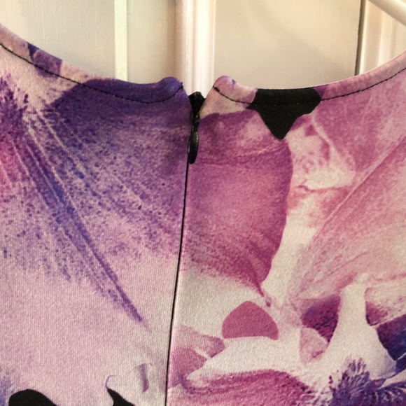 McQ by Alexander McQueen orchid print mini dress - Picture 7 of 12